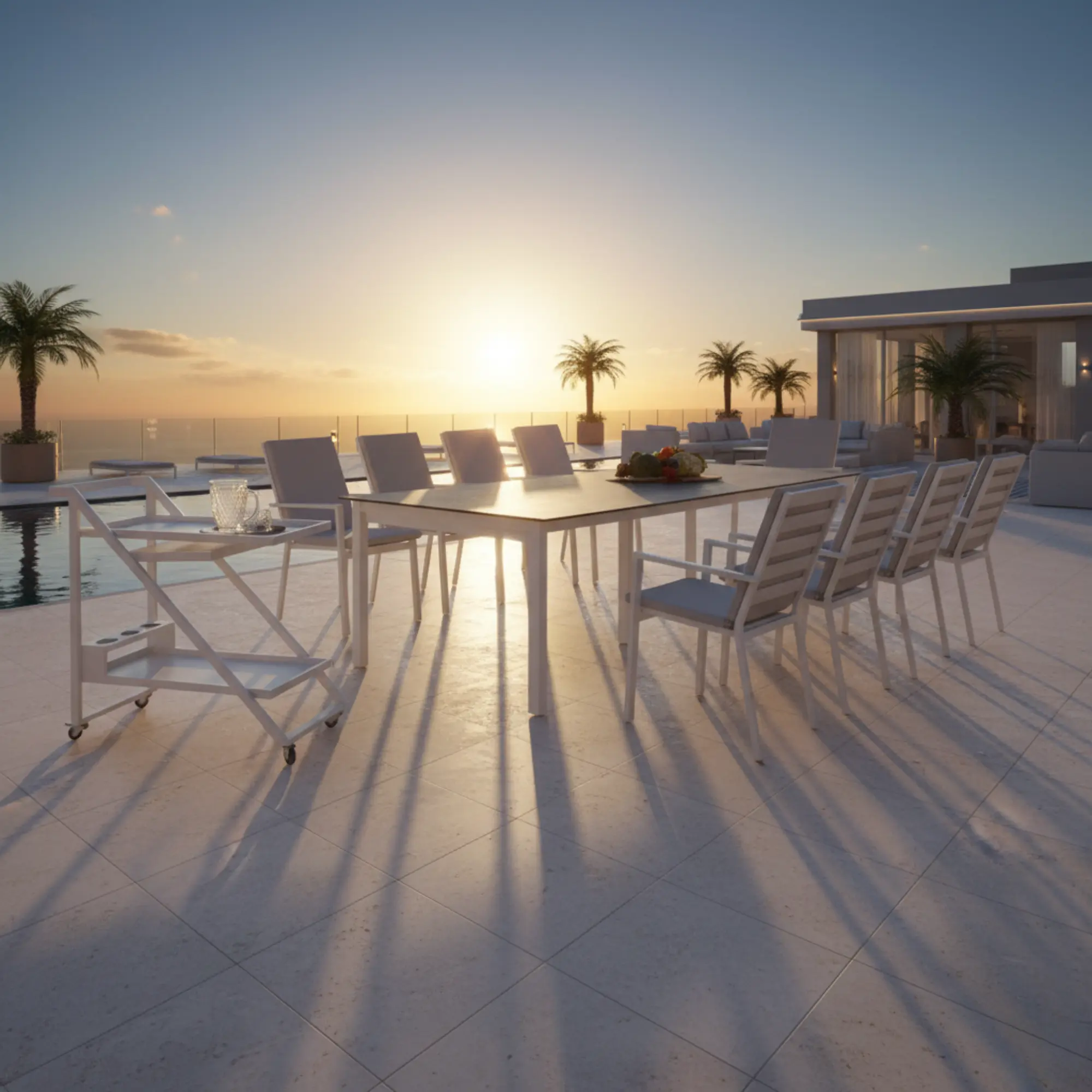 Palma 300 Large Rectangular Garden Table