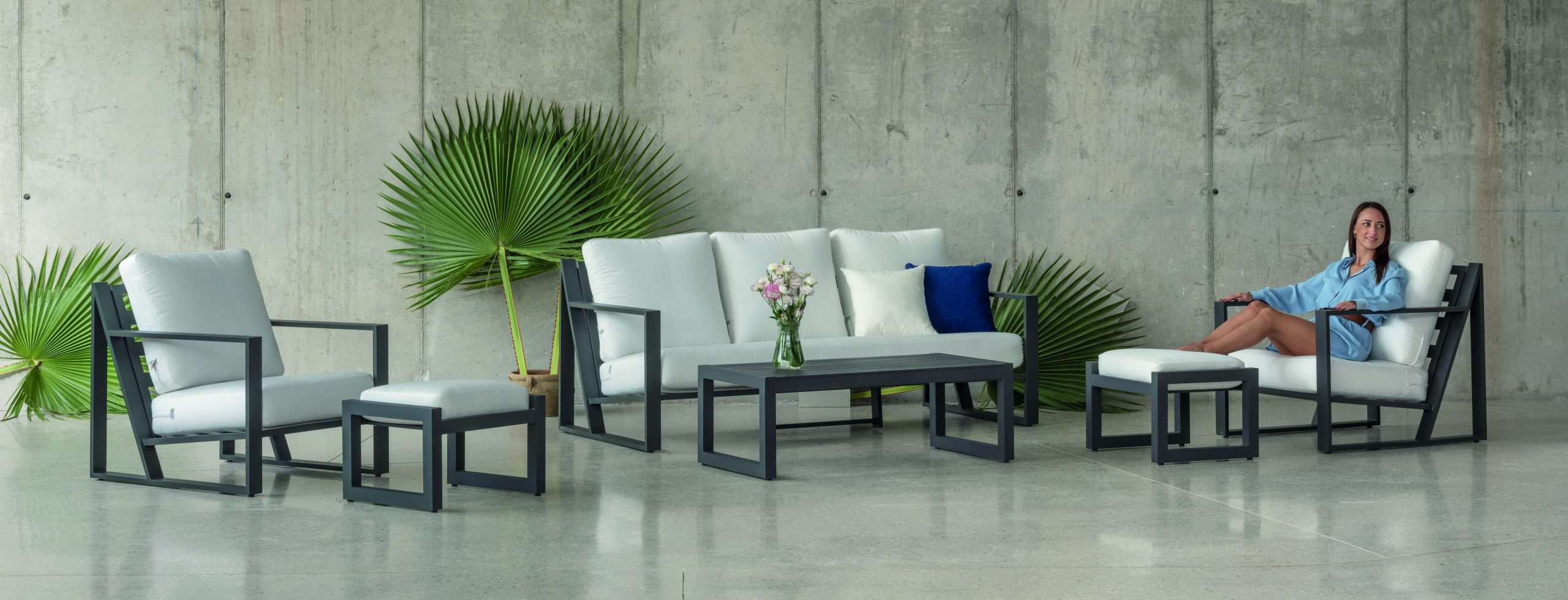 Aleli-8 Aluminium Outdoor Set - Image 2