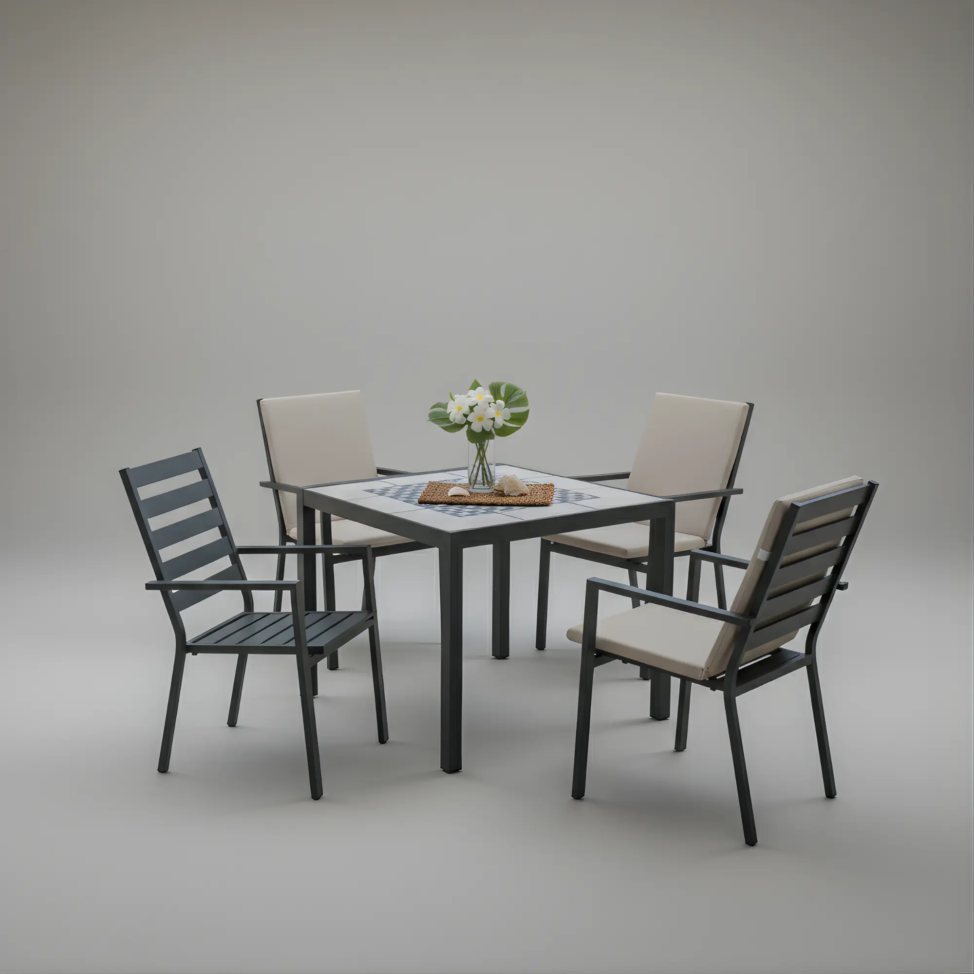 Góndola 90 Mosaic Garden Table