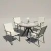 Helen 120 mosaic garden table