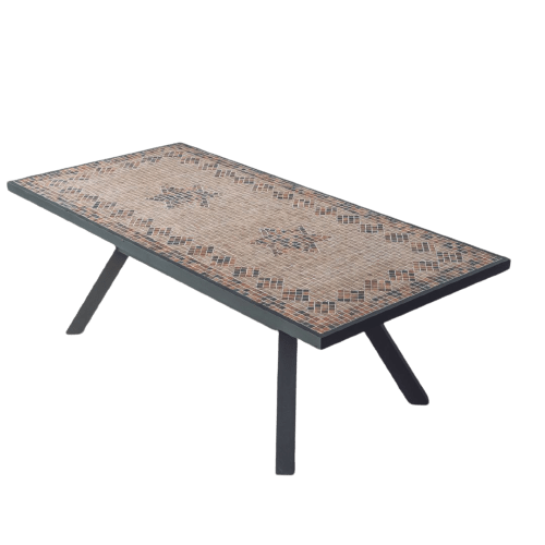 tavolo da giardino mosaico | mosaic outdoor table