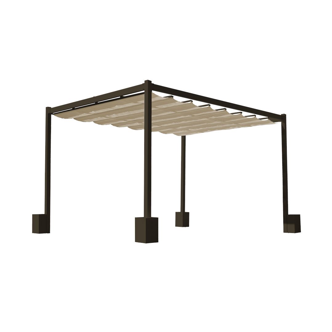 brown pergola KAVANA