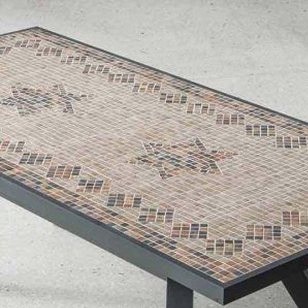 Table jardin mosaique