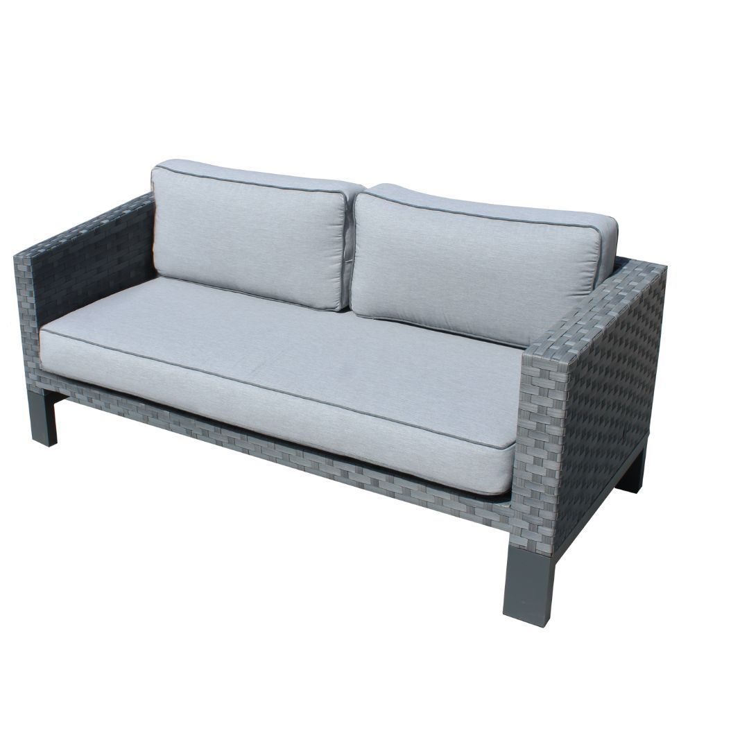 rattan sofa borneo two seater