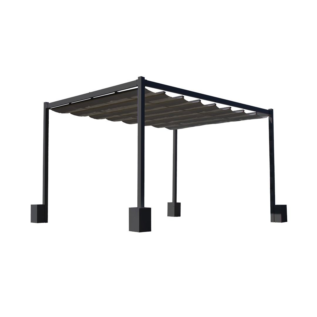 Pergola kavana en aluminium anthracite