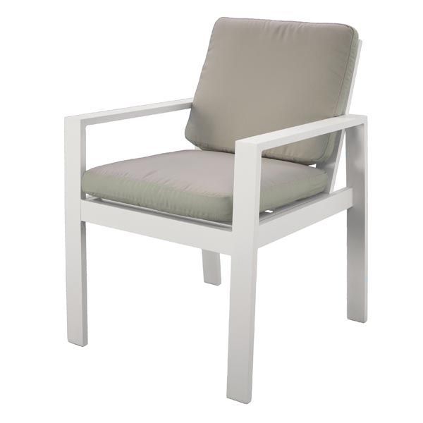 chaise de jardin aluminium couleur