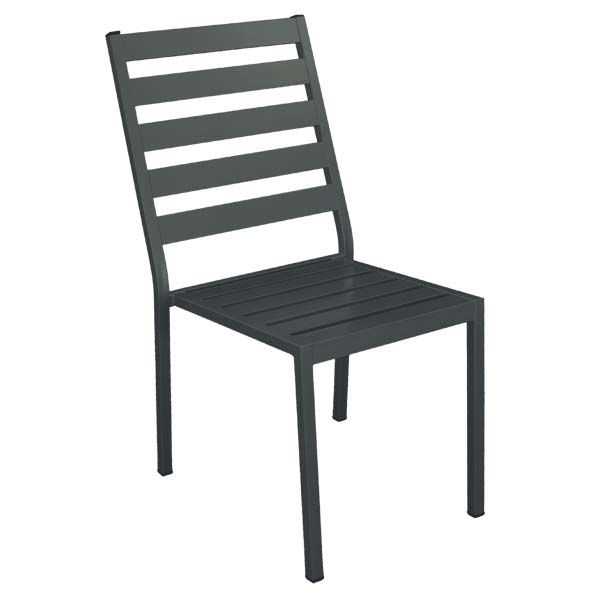 chaise jardin en aluminium