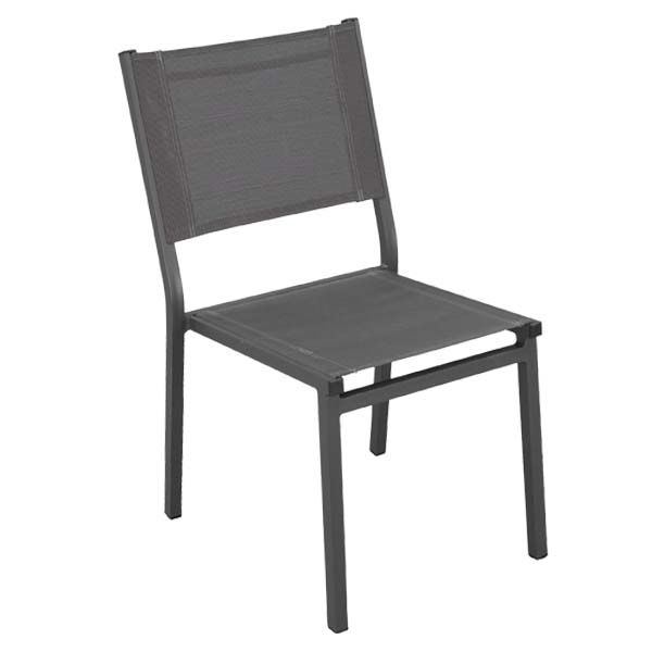 chaises aluminium