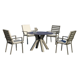 Table and chairs set Valonia HPL