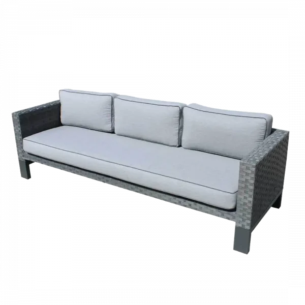 Sofa rattan three seater Borneo