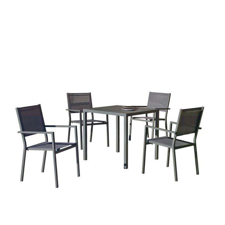 Commercial table and chairs set MELEA/CÓRCEGA