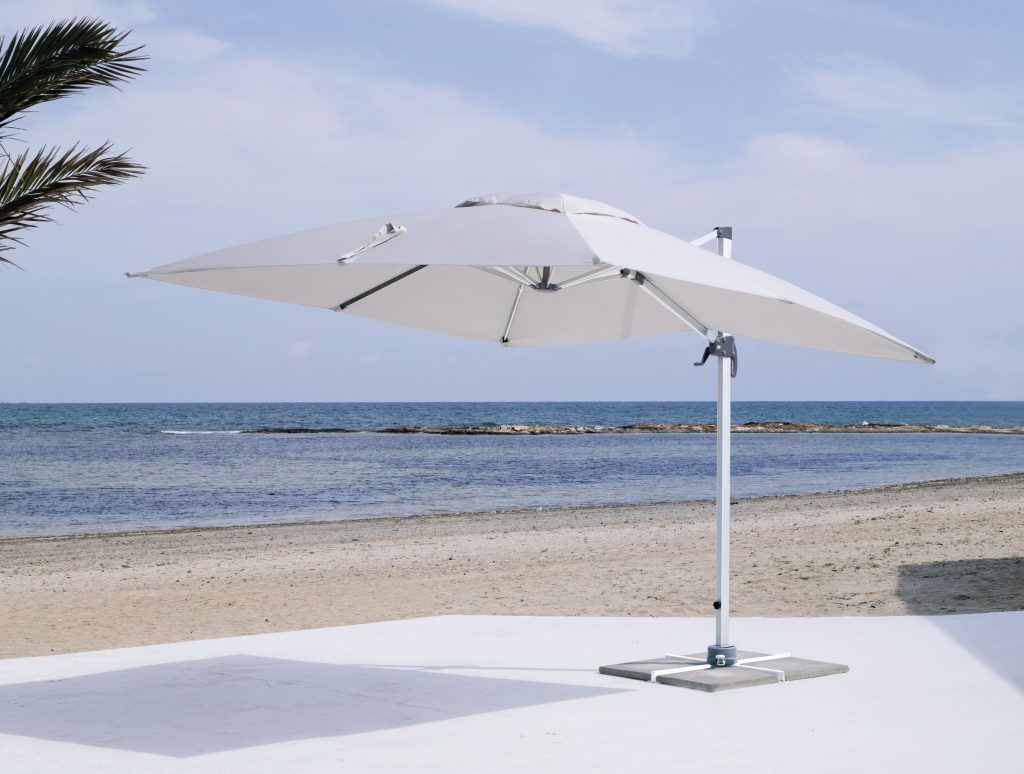 Commercial Cantilever Parasol White