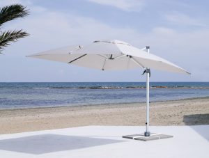 Commercial Cantilever Parasol White