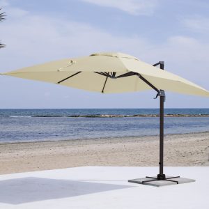 Commercial Cantilever Parasol with Beige/Anthracite