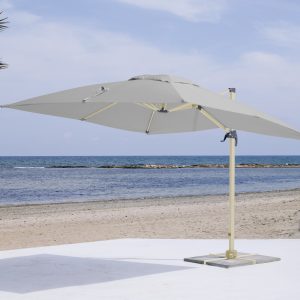 Silver Commercial Cantilever Parasol