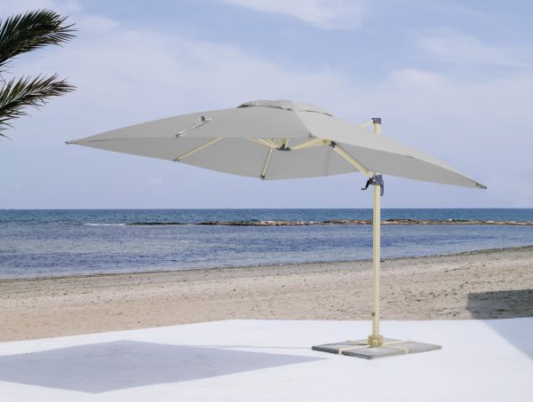 Silver Commercial Cantilever Parasol