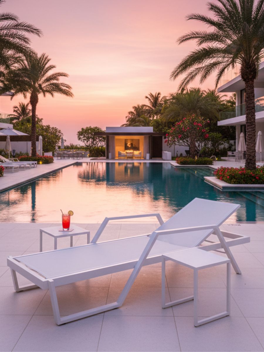 Milena Multi-Position Sun Lounger for Hospitality