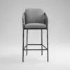 Tulip-5 high bar stool with rope