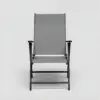 Saporo reclining aluminium chair