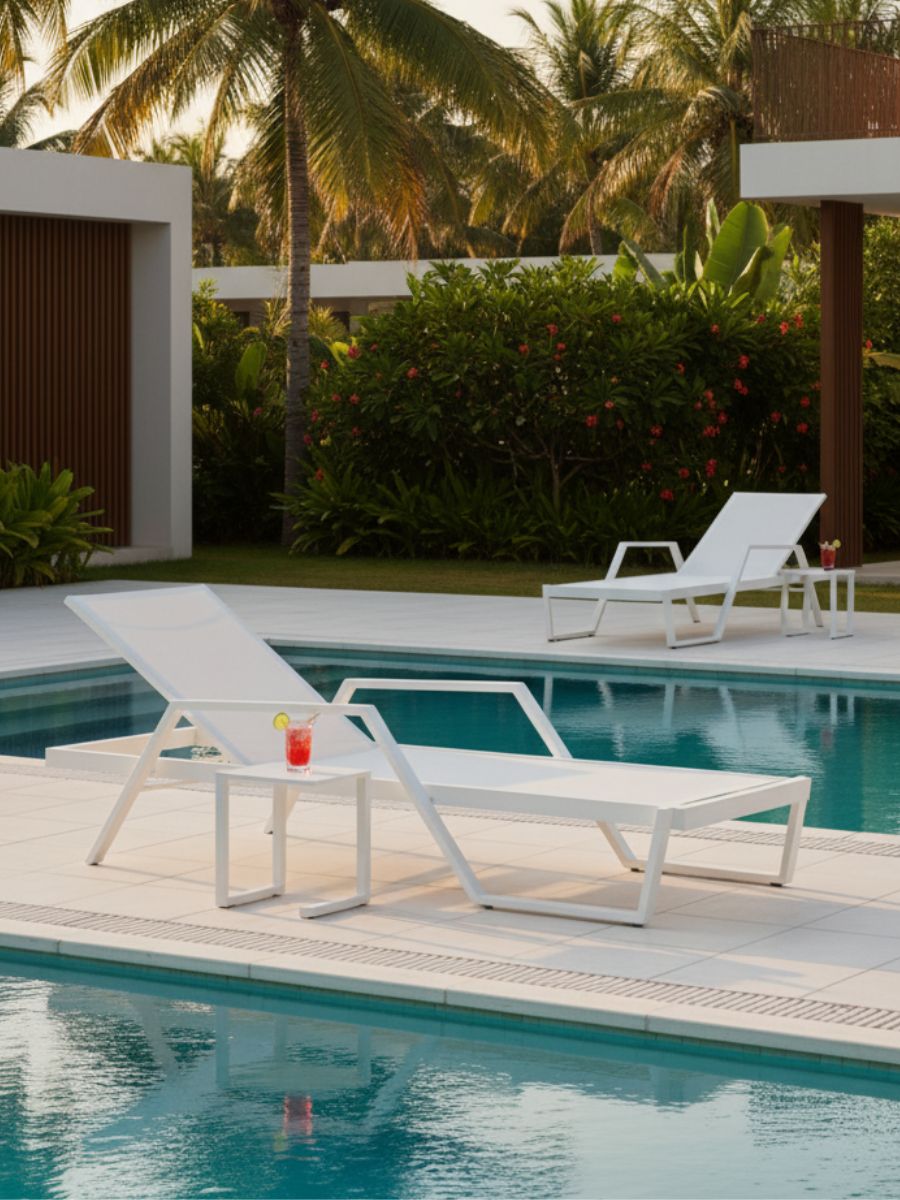 Milena Multi-Position Sun Lounger for Hospitality