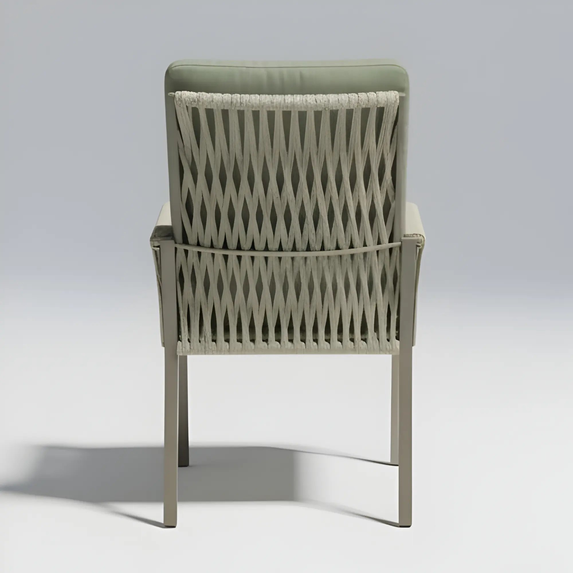 Catania-3 Outdoor Aluminium and Rope Chair