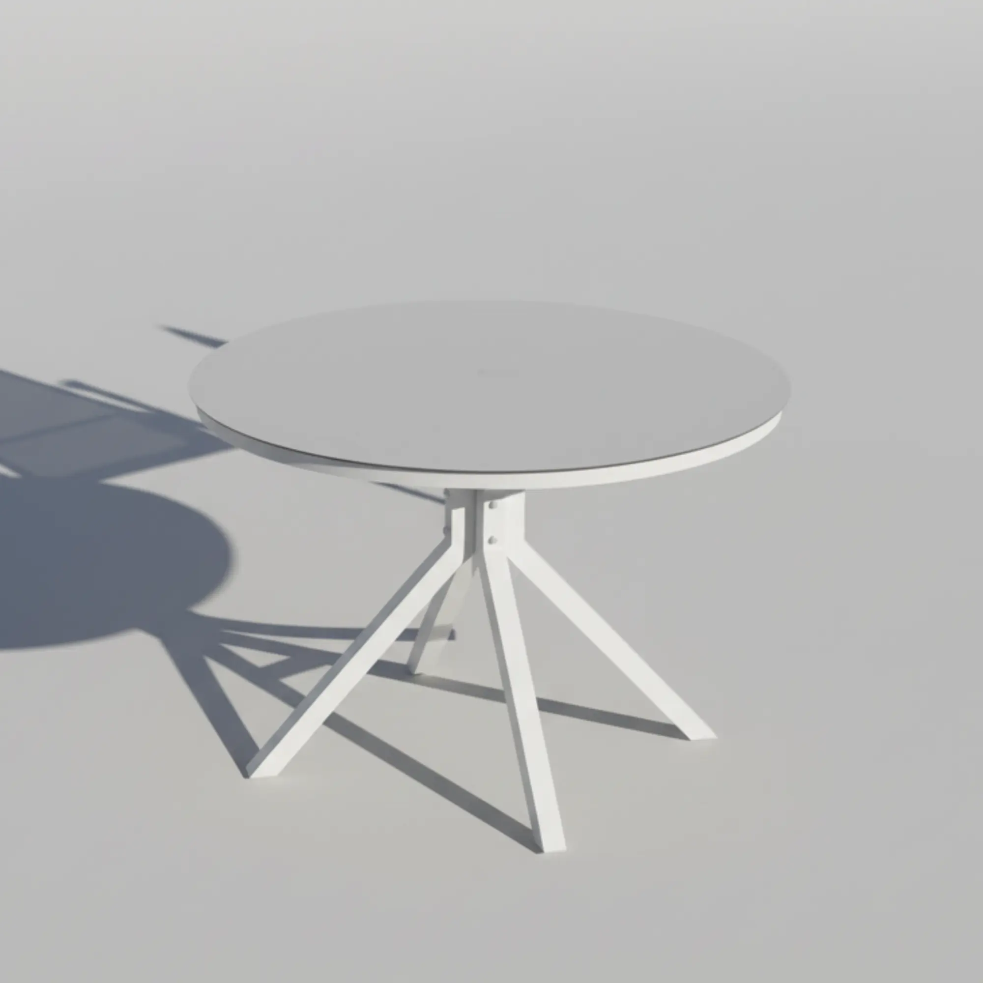Giglio 120 Round Aluminum Garden Table