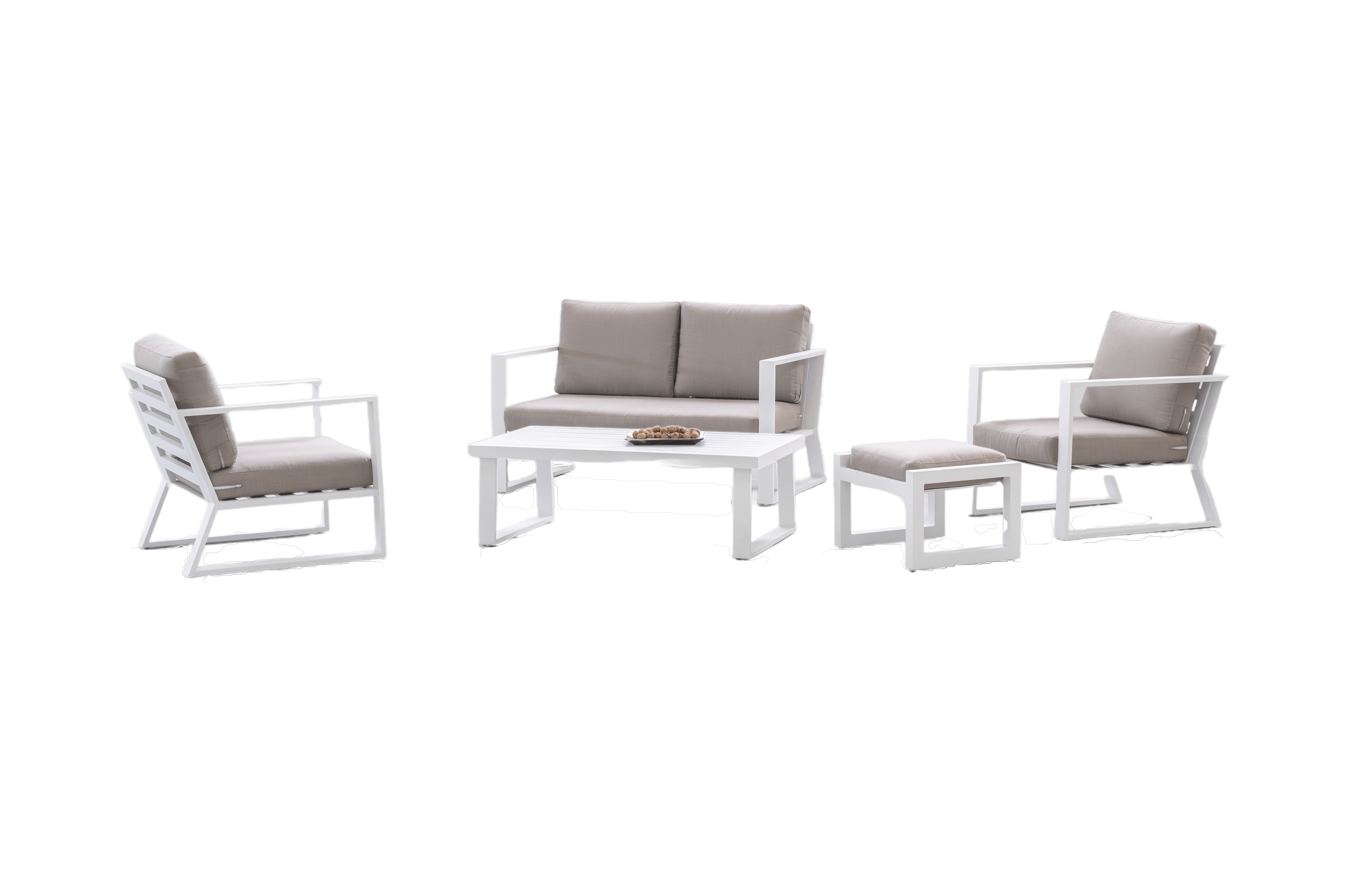 Bolonia-7 Fixed-Back Aluminium Garden Sofa Set Bolonia-7 Fixed-Back Aluminium Garden Sofa Set