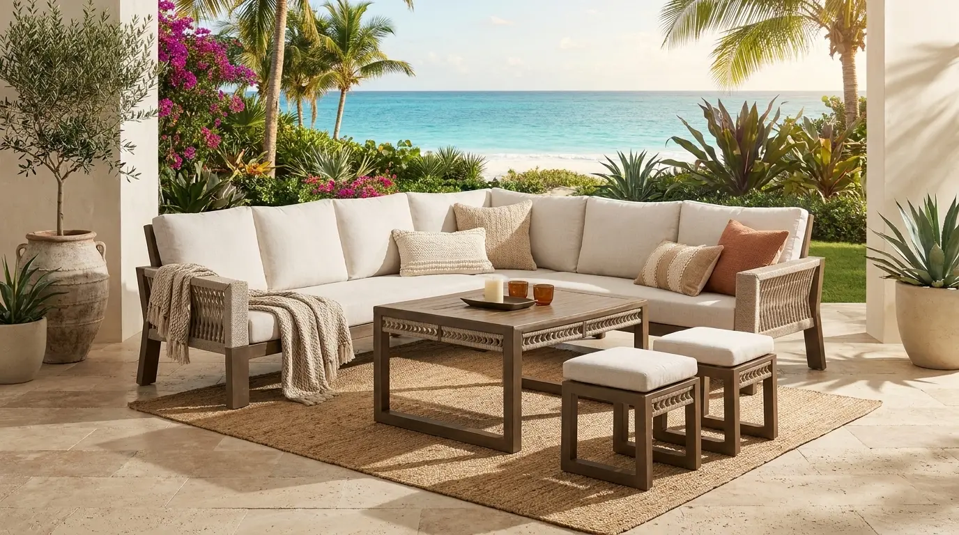 Estambul-30 Garden Corner Sofa Set