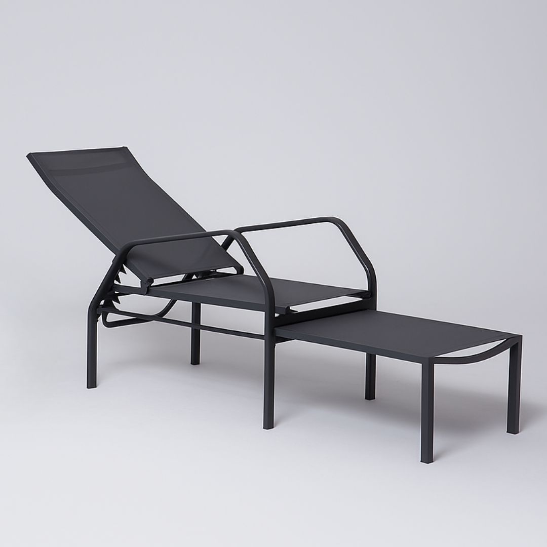 Siena Folding Aluminum Sun Lounger
