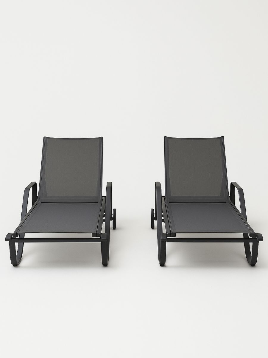 Set of 2 MARINA Sun Loungers