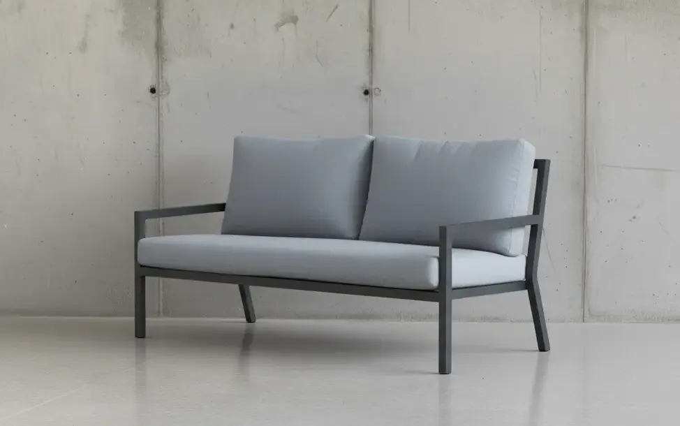 Dounvil-2 2-Seater Aluminium Garden Sofa Dounvil-2 2-Seater Aluminium Garden Sofa