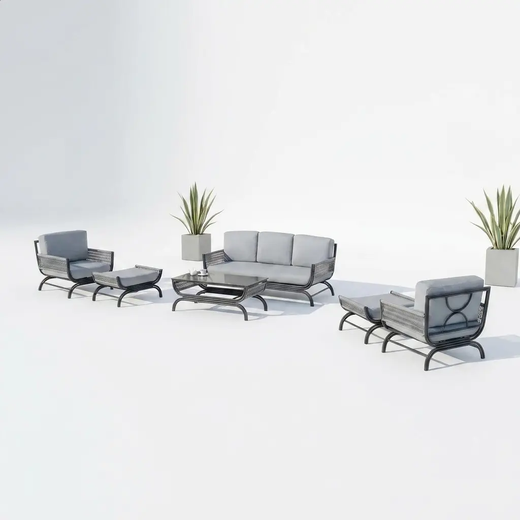 Saona-10 Outdoor Rope Furniture Set