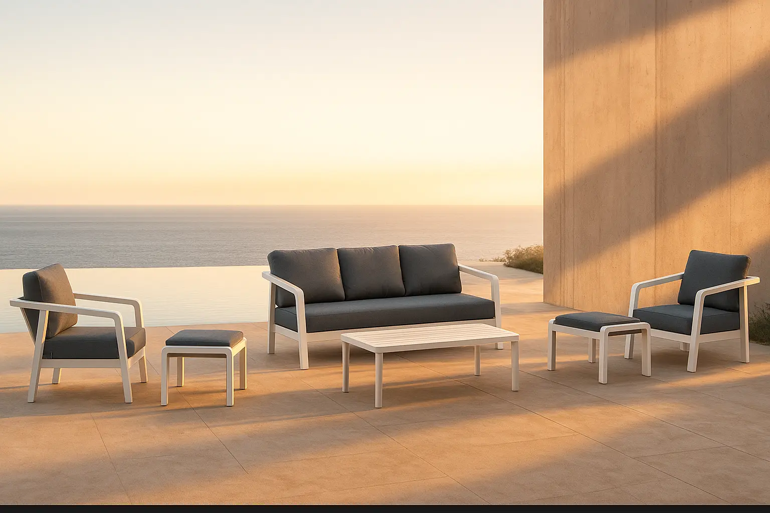 LIEVAN 7 Garden Sofa Set