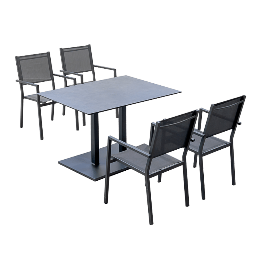 Hospitality table and 4-chair set