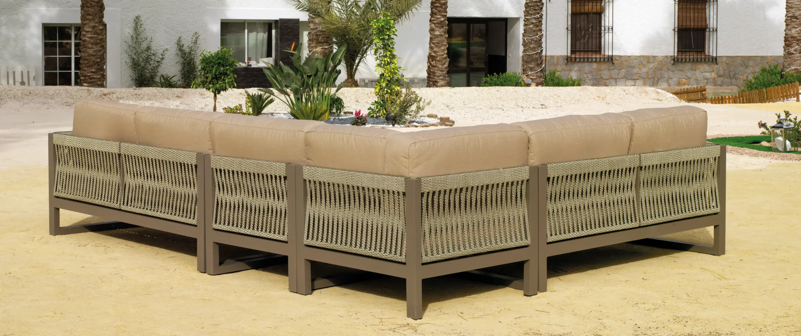 Monterrey-28 Garden Corner Sofa Set - Image 2