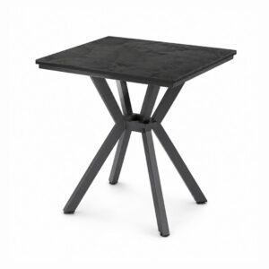 Donia-60 square side table with HPL top