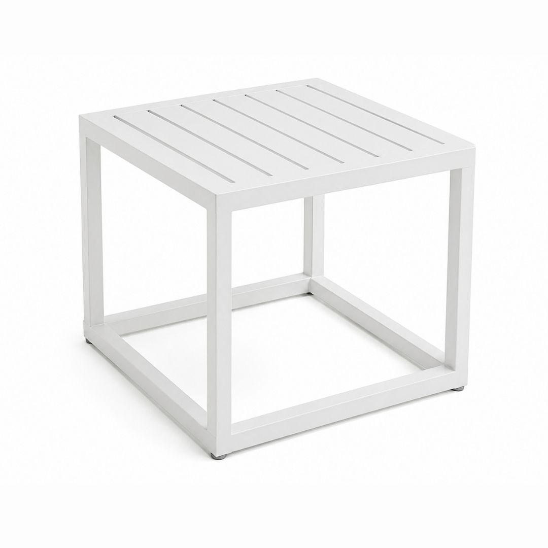 Alba Square Aluminium Garden Side Table Alba square aluminium garden side table
