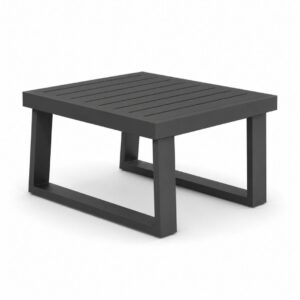 Bolonia-60 low aluminium side table