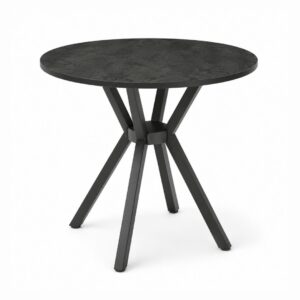Donia-60 round aluminium side table