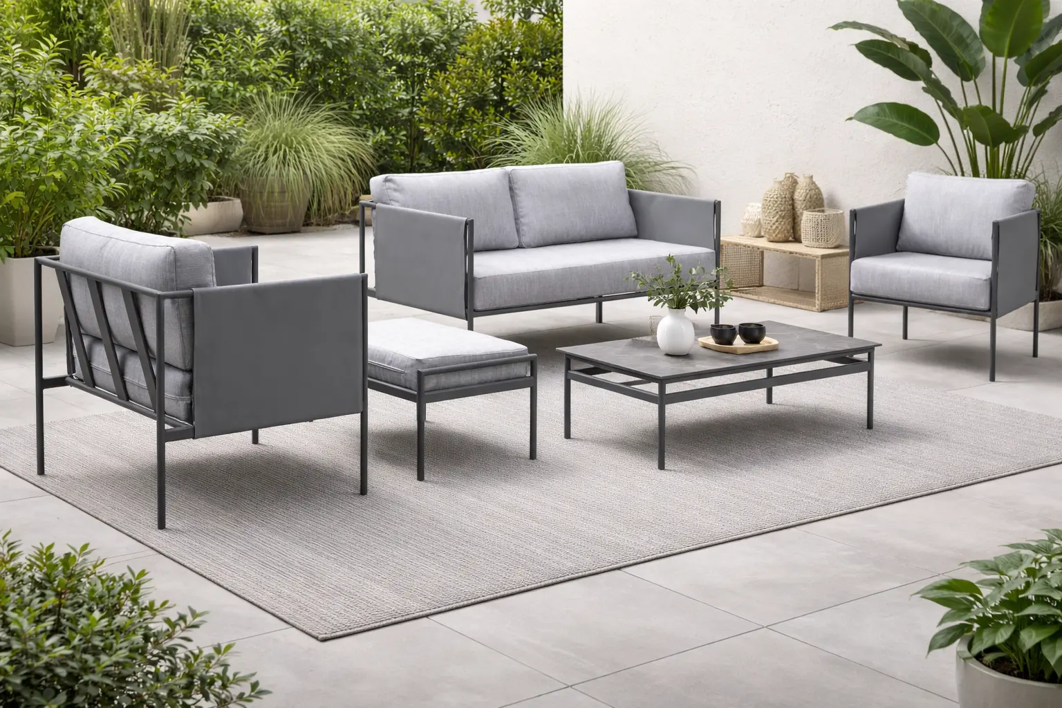 LUBLIAN 2-Seater Sofa Set