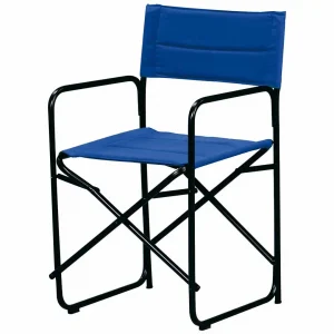 Blue director's armchair
