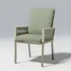 Catania-3 Outdoor Aluminium and Rope Chair