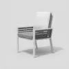 Luarca-3 Aluminium Dining Chair
