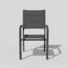 Priscila 3 stackable aluminium garden chair
