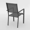 Roma aluminium and textilene chair