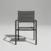 Milos 3 stackable aluminium outdoor chair