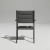 Milos 3 stackable aluminium outdoor chair