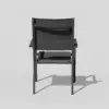 Priscila 3 stackable aluminium garden chair