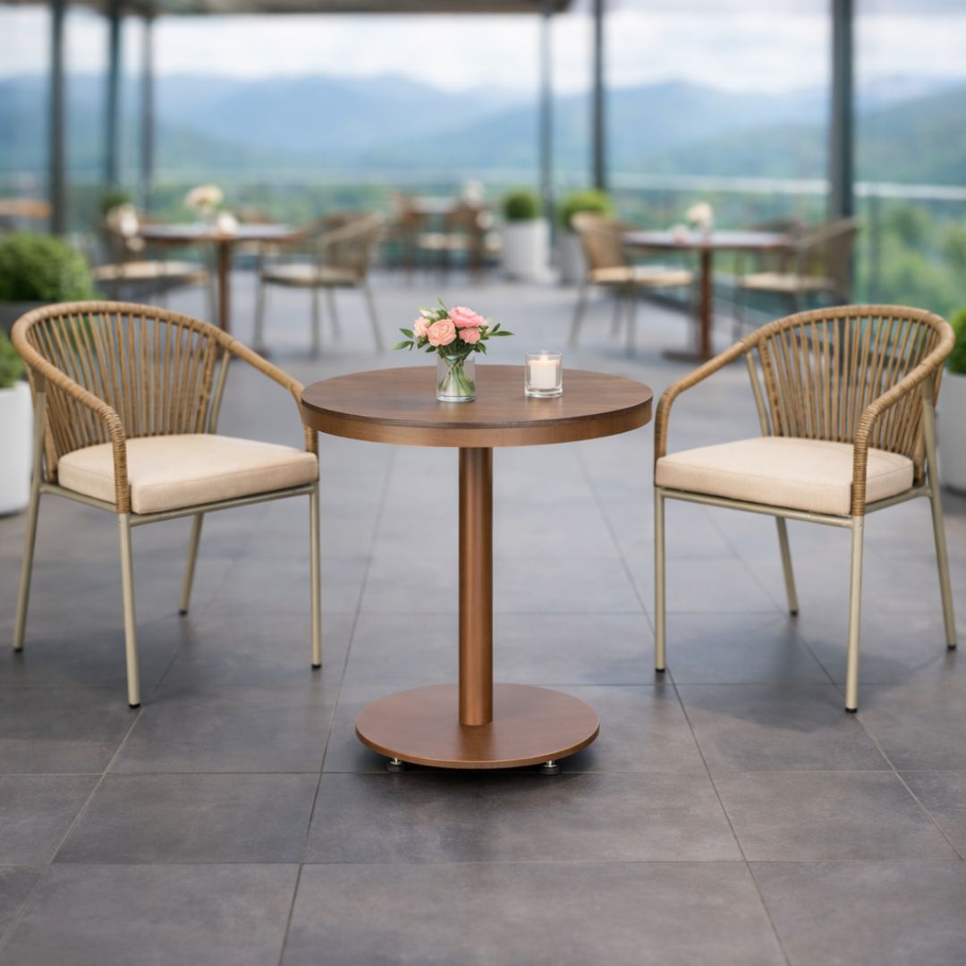 ALDEREN/ADELID 80 Round Table and Chair Set
