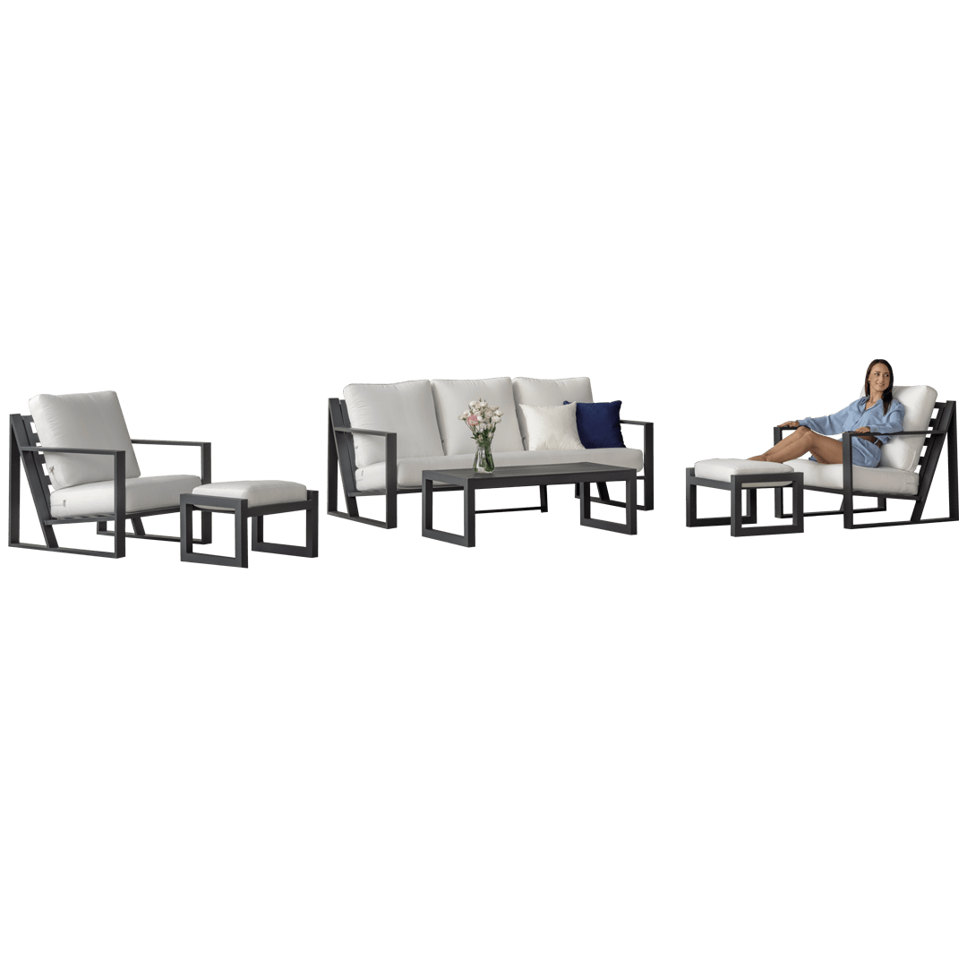 Aleli-8 Aluminium Outdoor Set